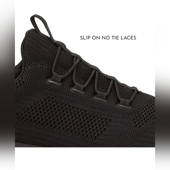 Avia Slip-Resistant Black Sneakers - Picture 6 of 14